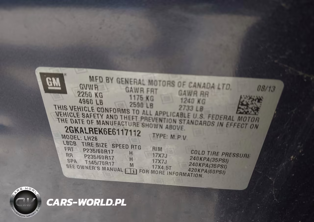 2014 GMC Terrain Sle-2 VIN:2GKALREK6E6117112 - 9
