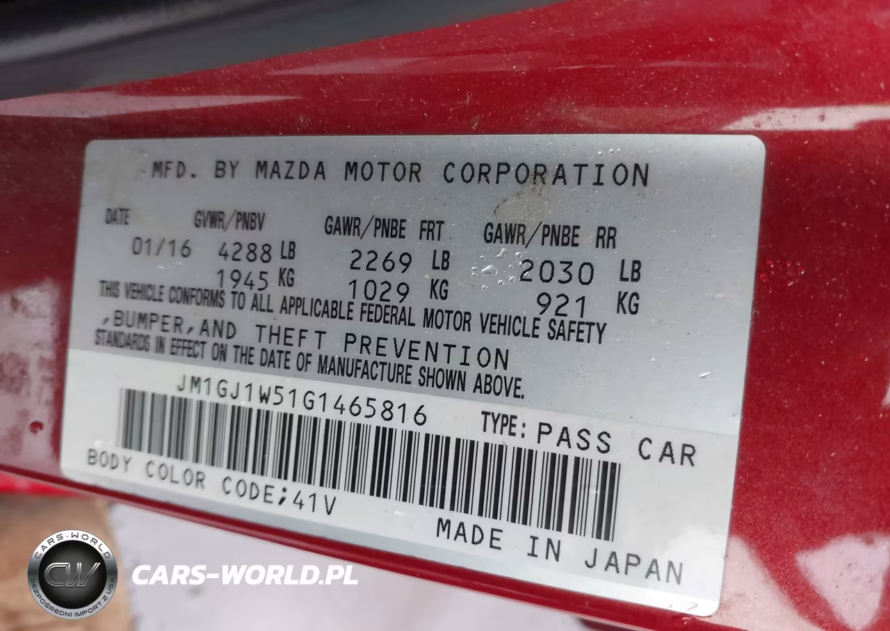 2016 Mazda Mazda6 I Grand Touring VIN:JM1GJ1W51G1465816 - 9