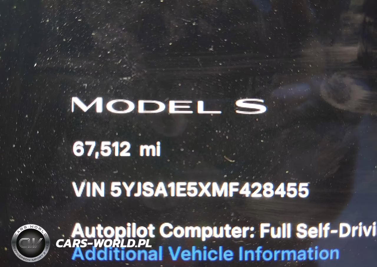 2021 Tesla Model S Long Range Dual Motor All-Wheel Drive VIN:5YJSA1E5XMF428455 - 15