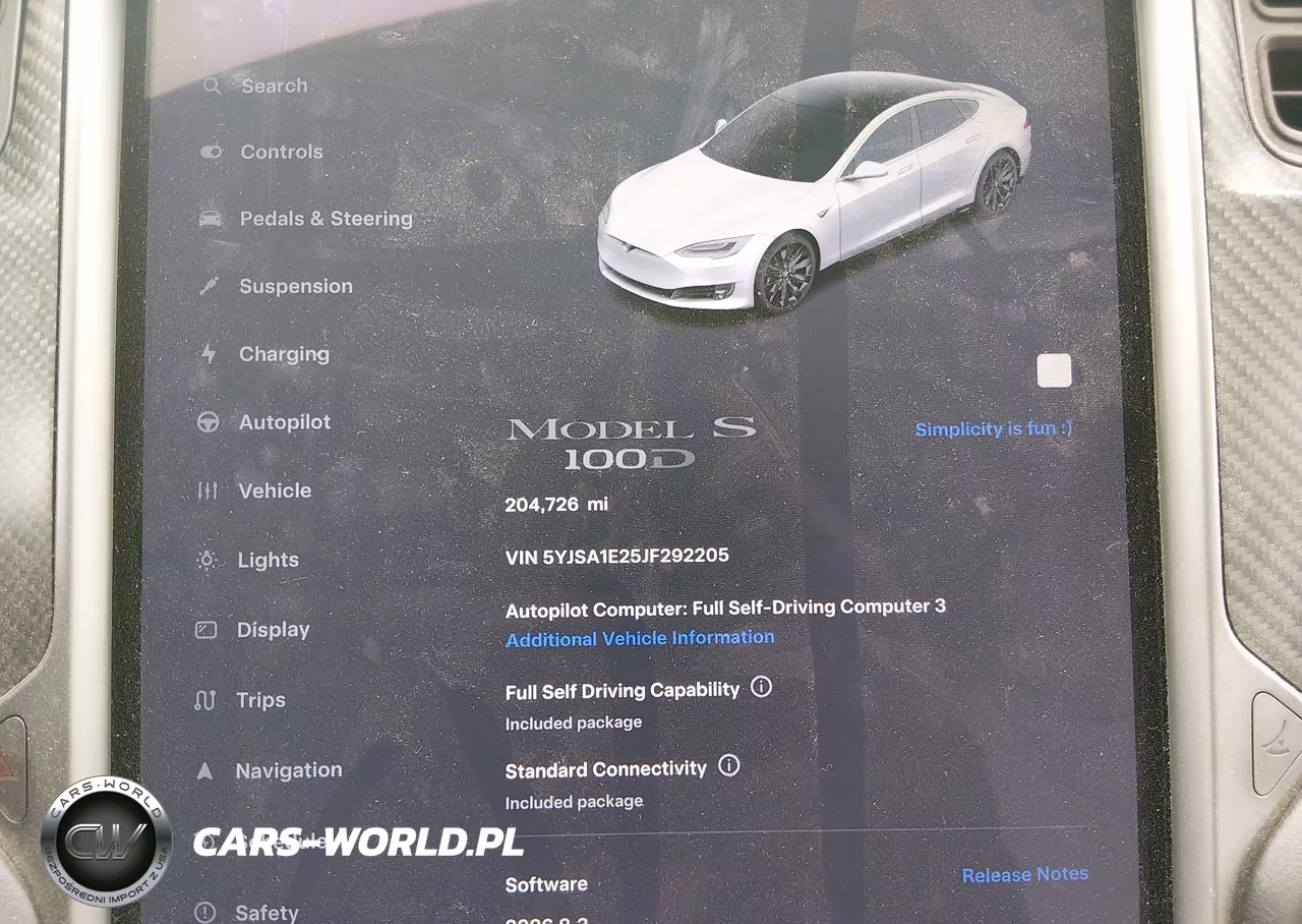 2018 Tesla Model S VIN:5YJSA1E25JF292205 - 7