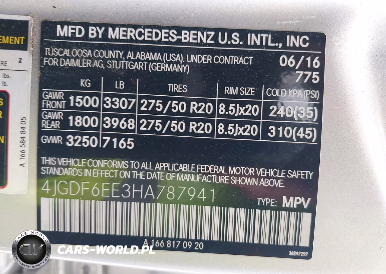2017 Mercedes-Benz Gls 450 4Matic VIN:4JGDF6EE3HA787941 - 9