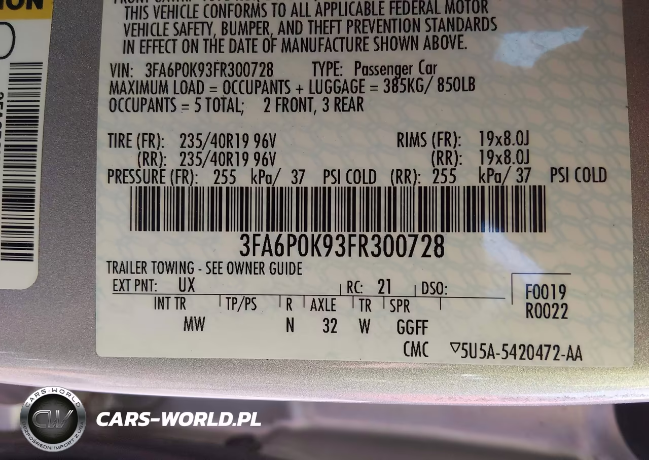 2015 Ford Fusion Titanium VIN:3FA6P0K93FR300728 - 9