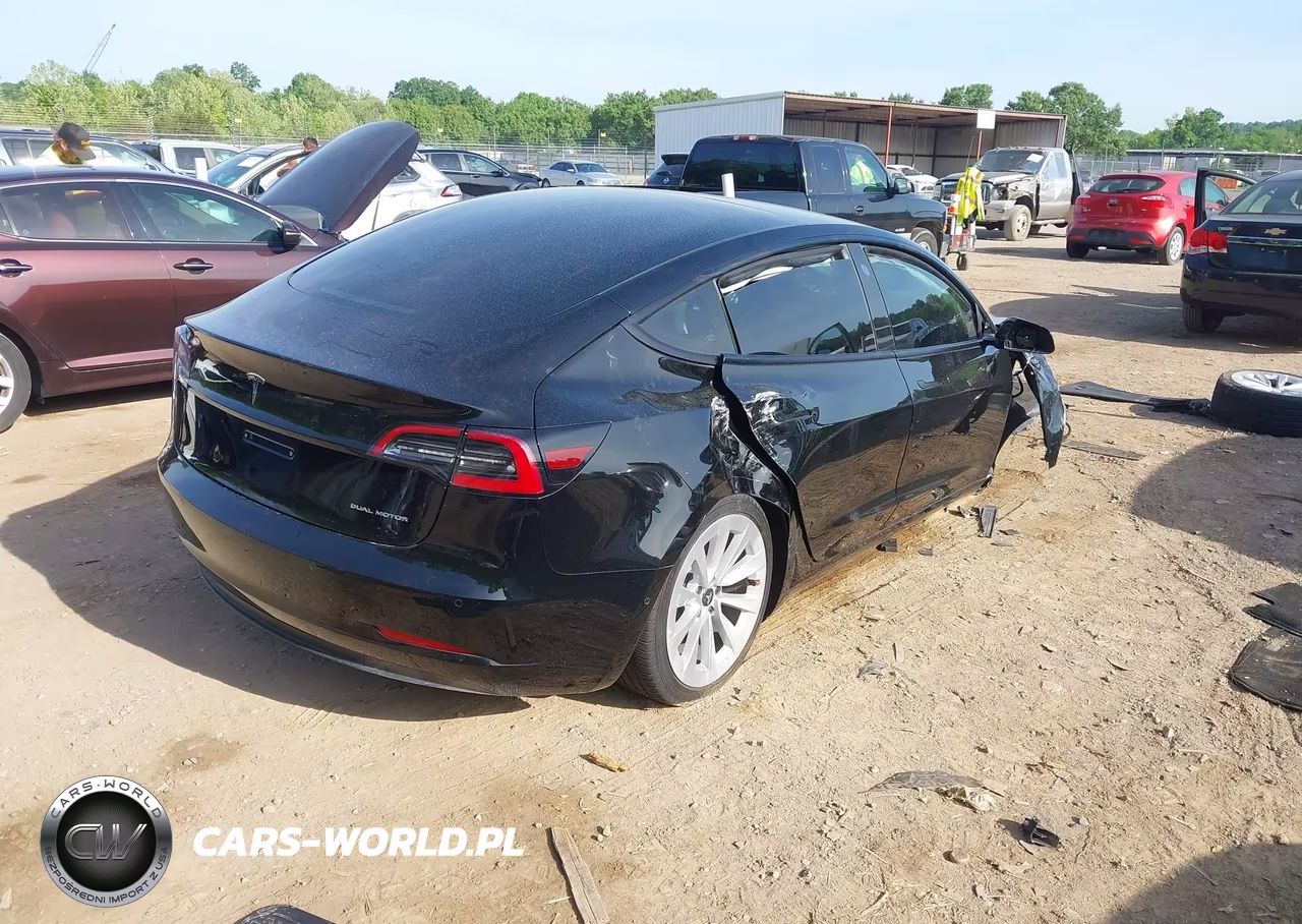 2021 Tesla Model 3 Long Range Dual Motor All-Wheel Drive VIN:5YJ3E1EB5MF036174 - 4