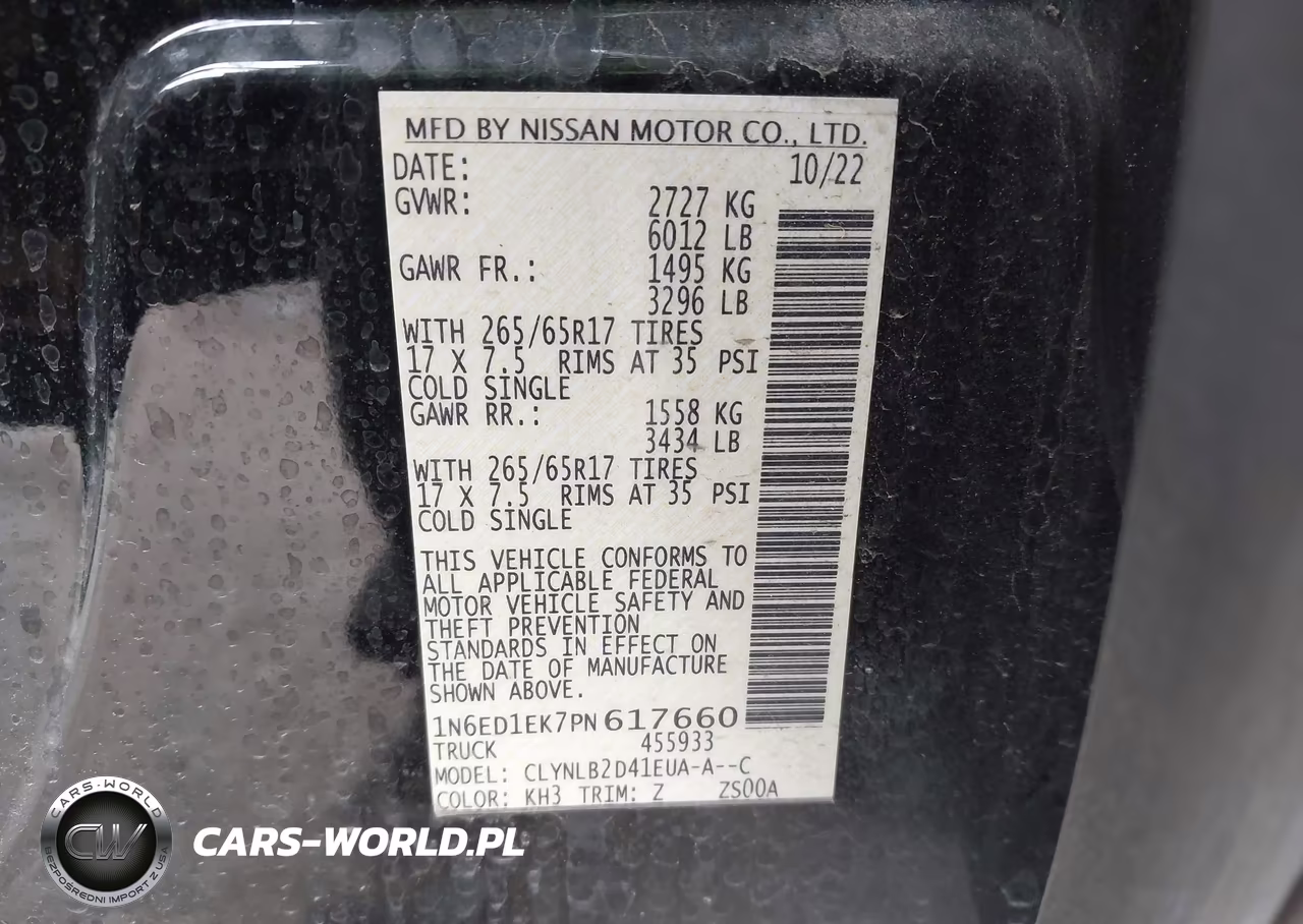 2023 Nissan Frontier Sv 4X4 VIN:1N6ED1EK7PN617660 - 9