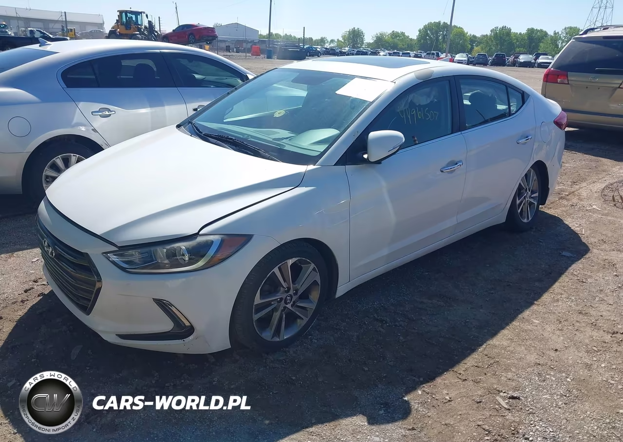 2017 Hyundai Elantra Limited VIN:5NPD84LF1HH000668 - 2