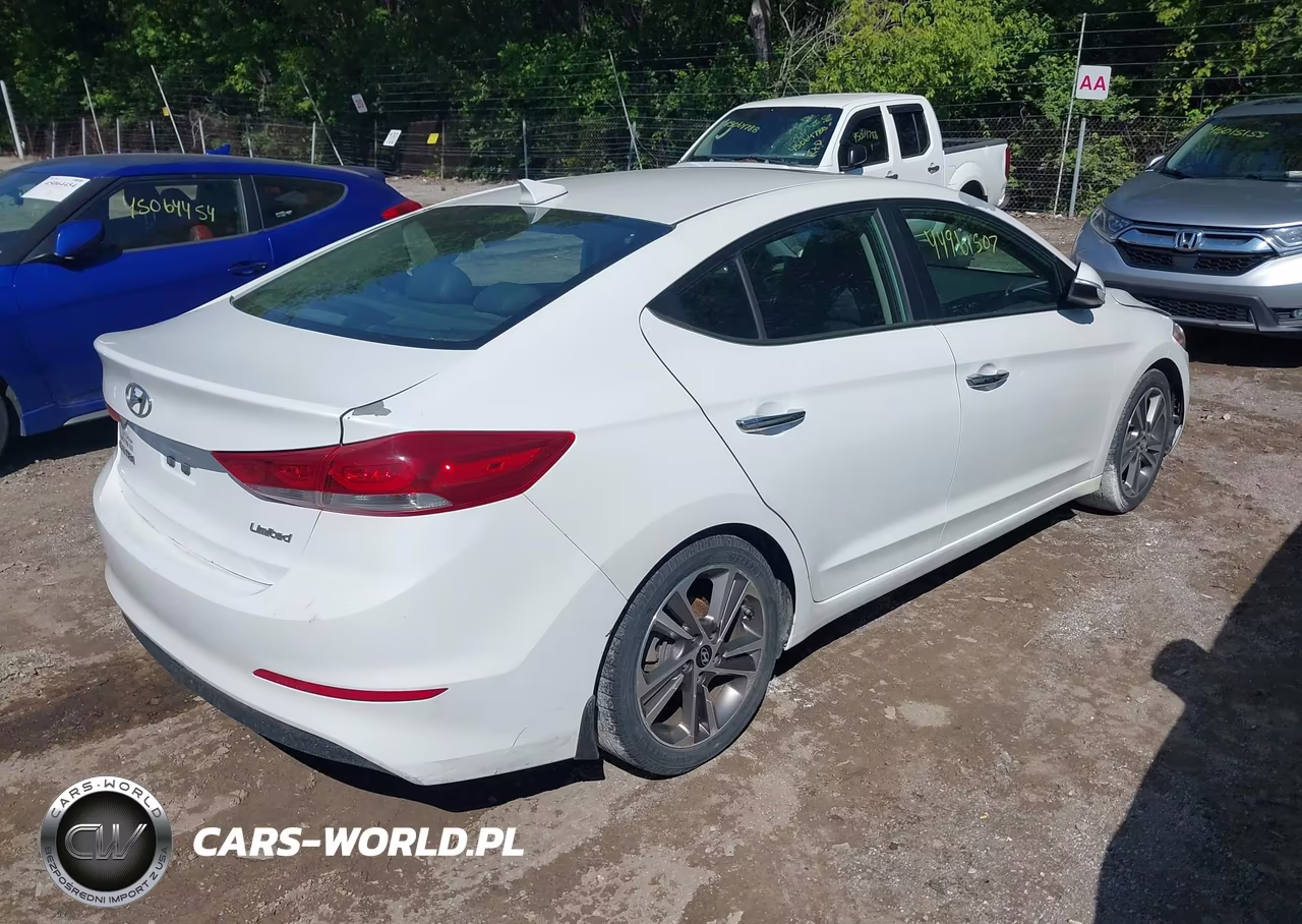 2017 Hyundai Elantra Limited VIN:5NPD84LF1HH000668 - 4