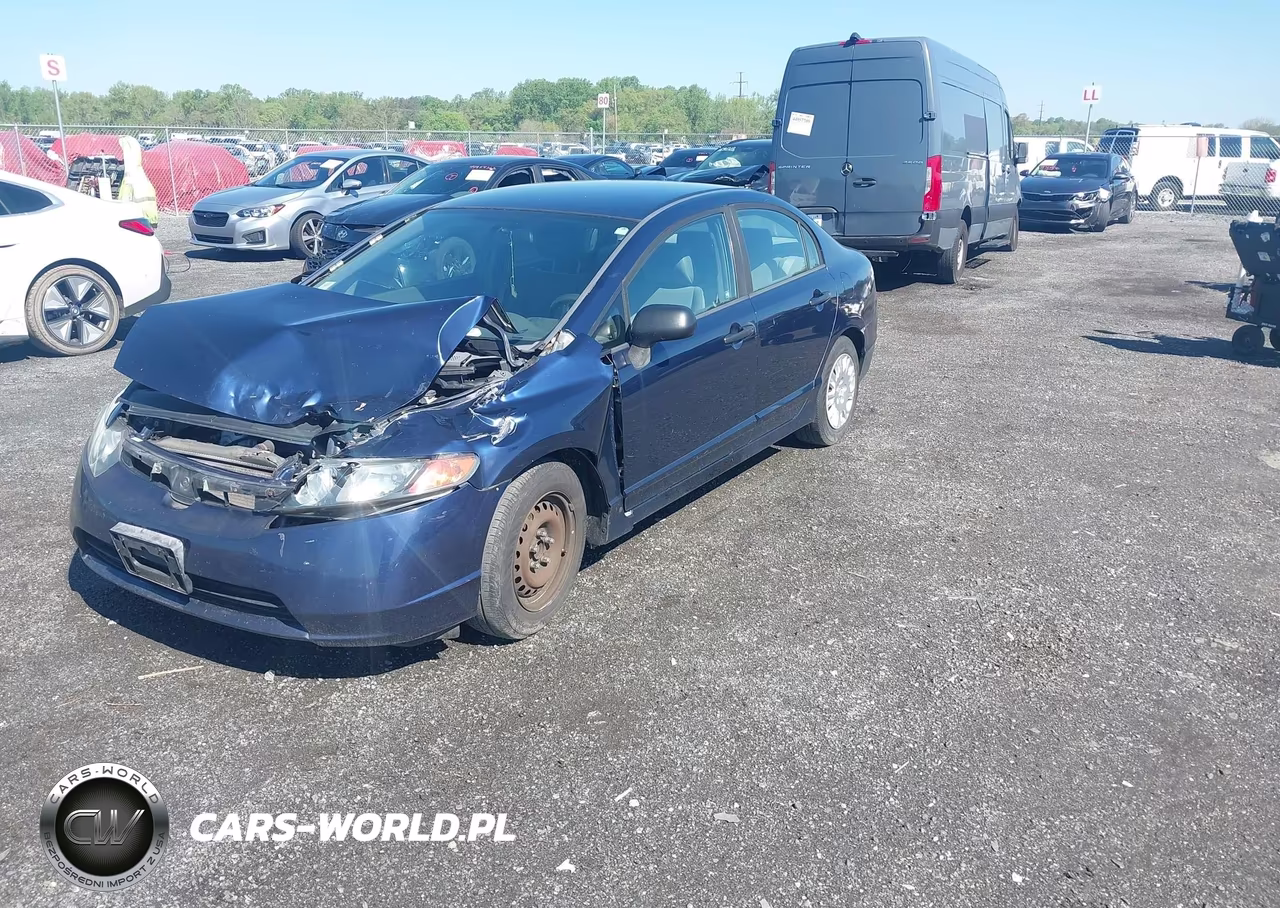 2008 Honda Civic Dx VIN:1HGFA153X8L089247 - 2