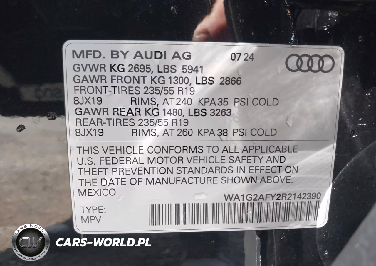 2024 Audi Q5 Premium 55 Tfsi E S Line Quattro S Tronic VIN:WA1G2AFY2R2142390 - 9