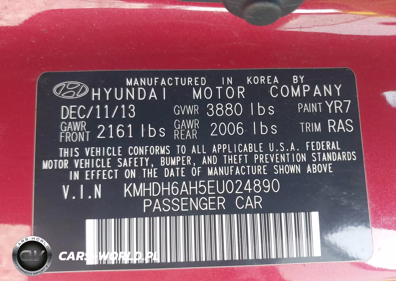 2014 Hyundai Elantra VIN:KMHDH6AH5EU024890 - 9