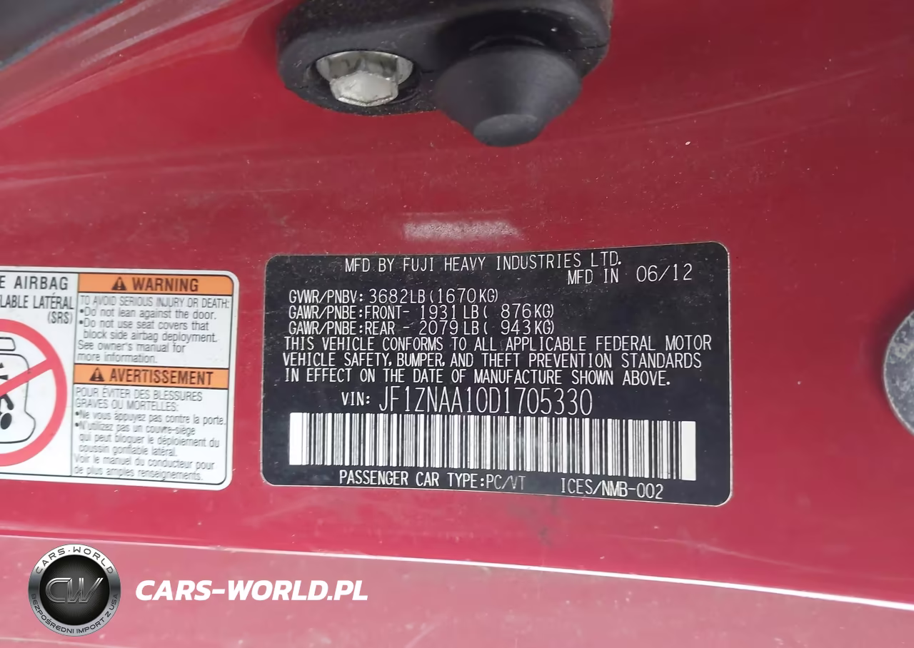 2013 Scion Fr-S VIN:JF1ZNAA10D1705330 - 9