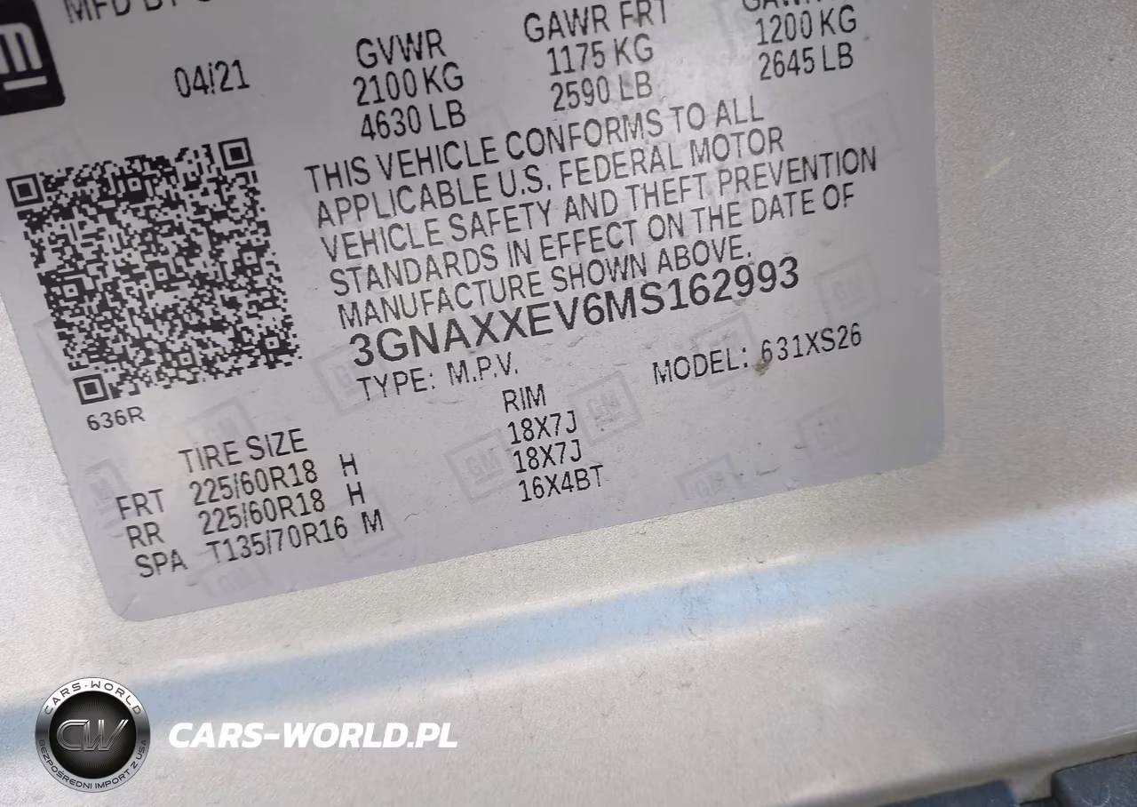2021 Chevrolet Equinox Awd Premier VIN:3GNAXXEV6MS162993 - 9