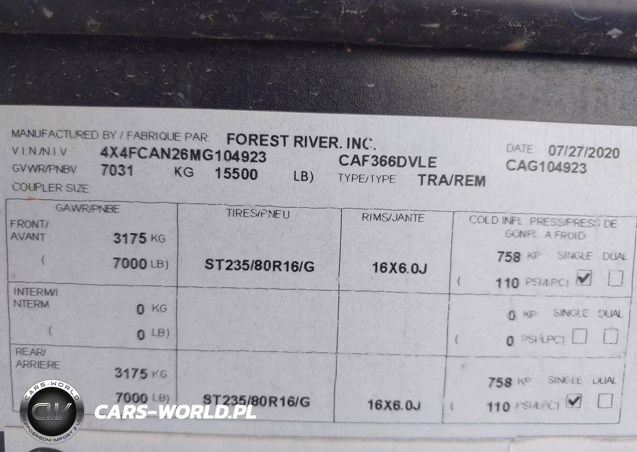 2021 Forest River Other VIN:4X4FCAN26MG104923 - 9