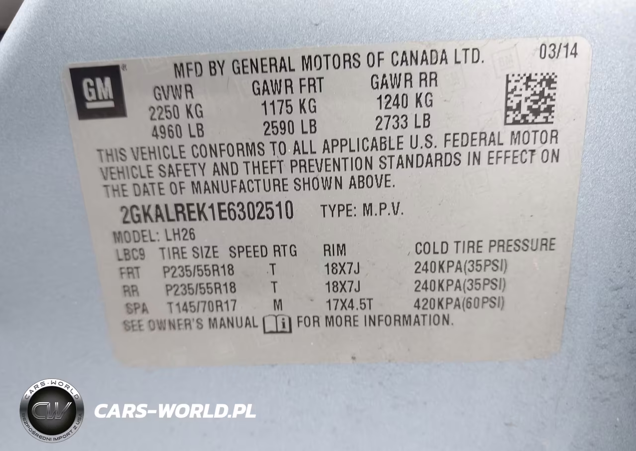 2014 GMC Terrain Sle-2 VIN:2GKALREK1E6302510 - 9