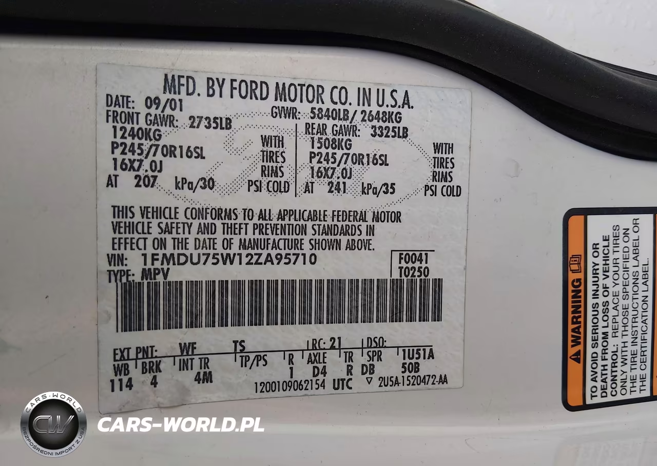 2002 Ford Explorer Limited VIN:1FMDU75W12ZA95710 - 9