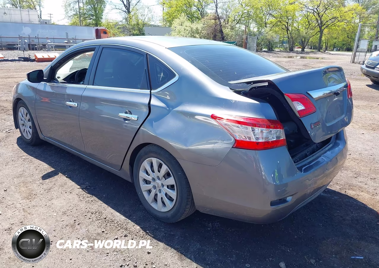 2015 Nissan Sentra S VIN:3N1AB7AP4FY314335 - 3