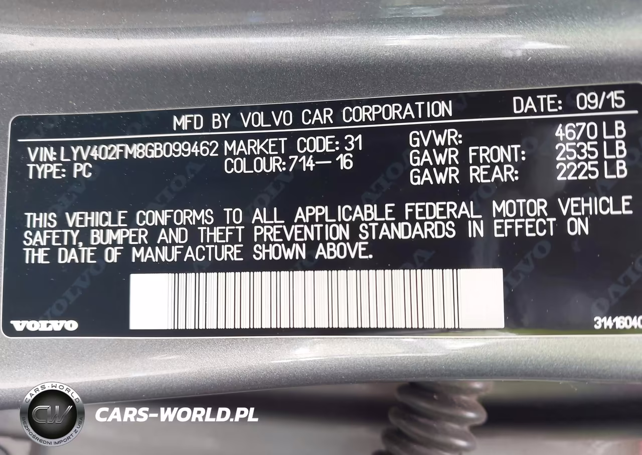 2016 Volvo S60 Inscription T5 Drive-E Platinum VIN:LYV402FM8GB099462 - 9