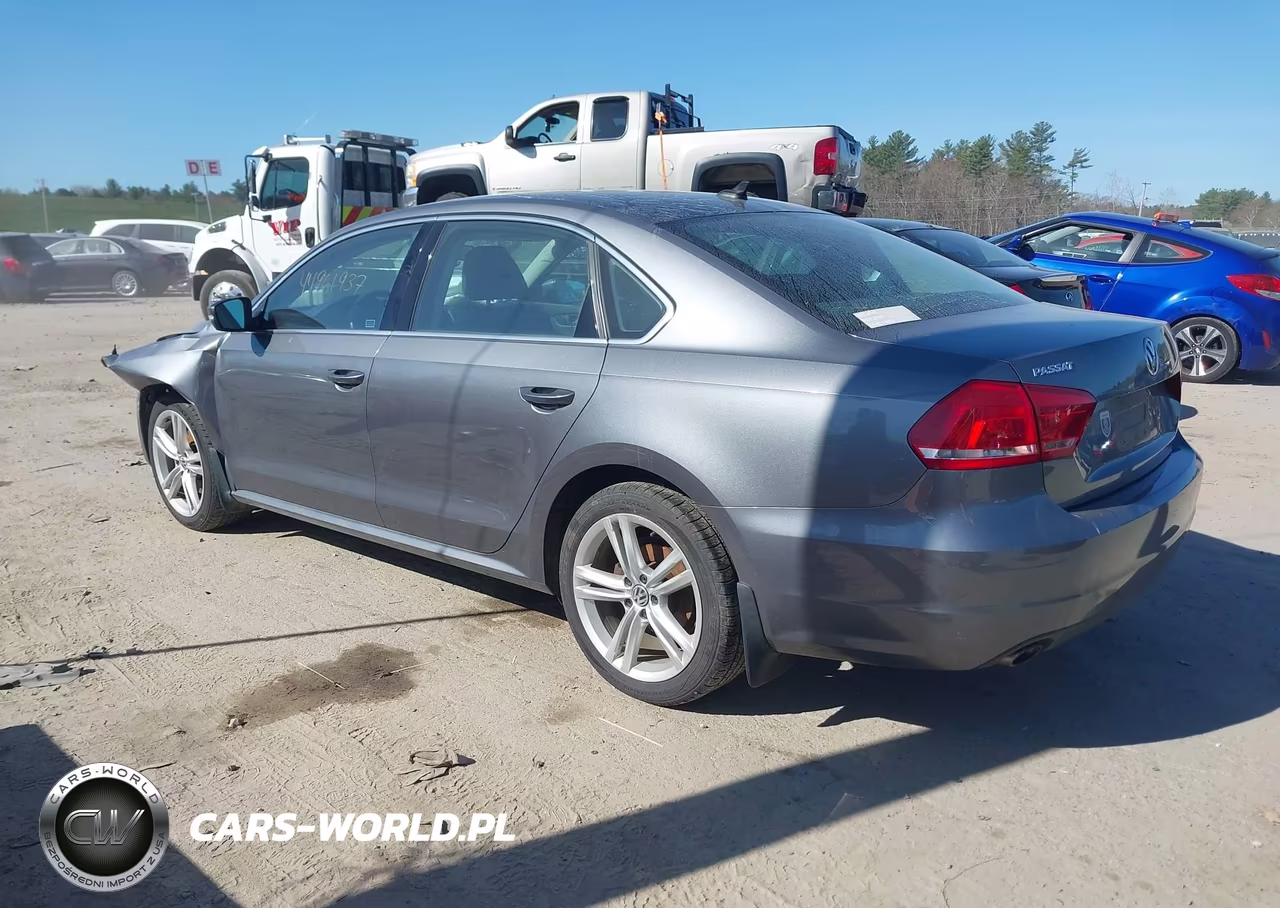 2015 Volkswagen Passat 2.0L Tdi Se VIN:1VWBV7A31FC074611 - 3