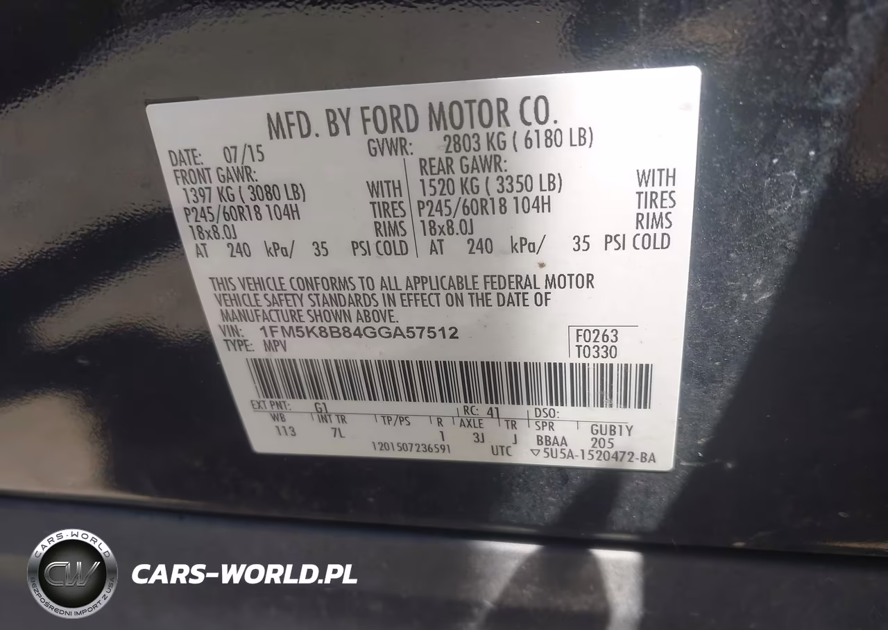 2016 Ford Explorer VIN:1FM5K8B84GGA57512 - 9