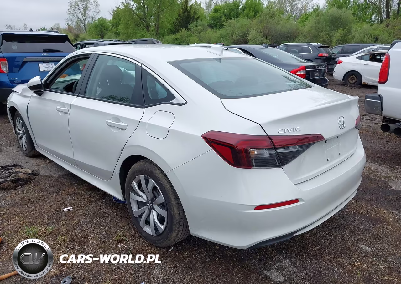 2026 Honda Civic Lx VIN:2HGFE2F21TH565908 - 3