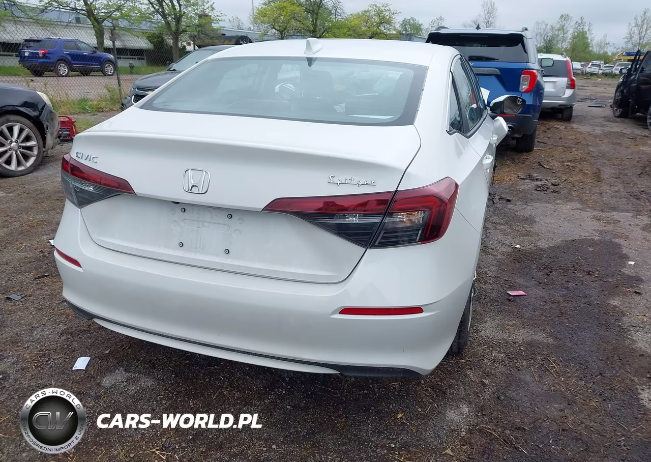 2026 Honda Civic Lx VIN:2HGFE2F21TH565908 - 4