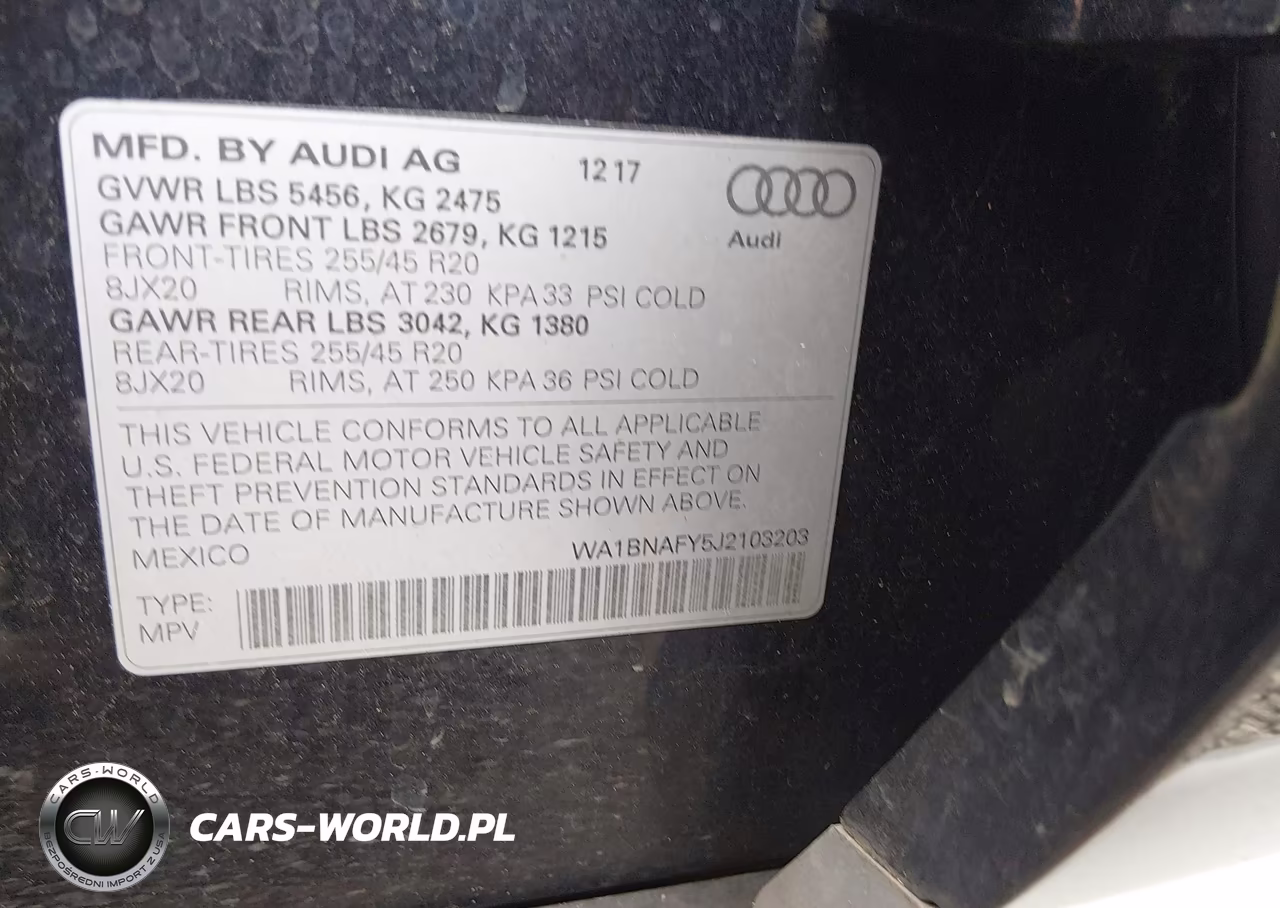 2018 Audi Q5 2.0T Premium-2.0T Tech Premium VIN:WA1BNAFY5J2103203 - 9
