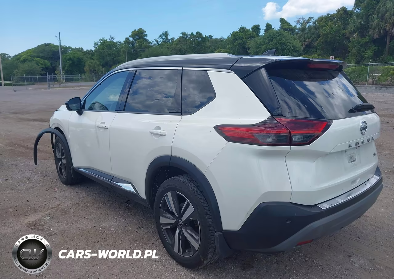 2021 Nissan Rogue Sl Fwd VIN:JN8AT3CA1MW025935 - 3