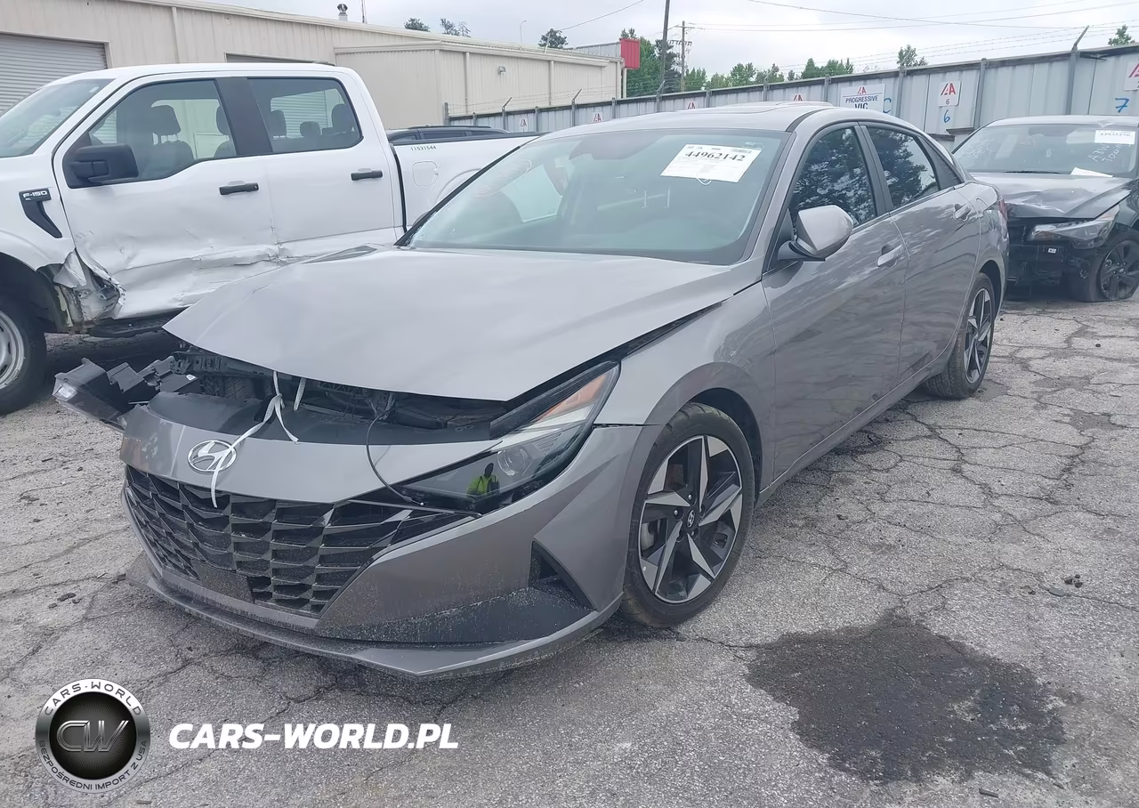 2021 Hyundai Elantra Sel VIN:KMHLN4AG6MU143532 - 2