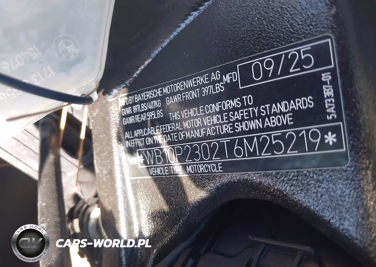 2026 BMW S 1000 Rr VIN:WB10P2302T6M25219 - 10