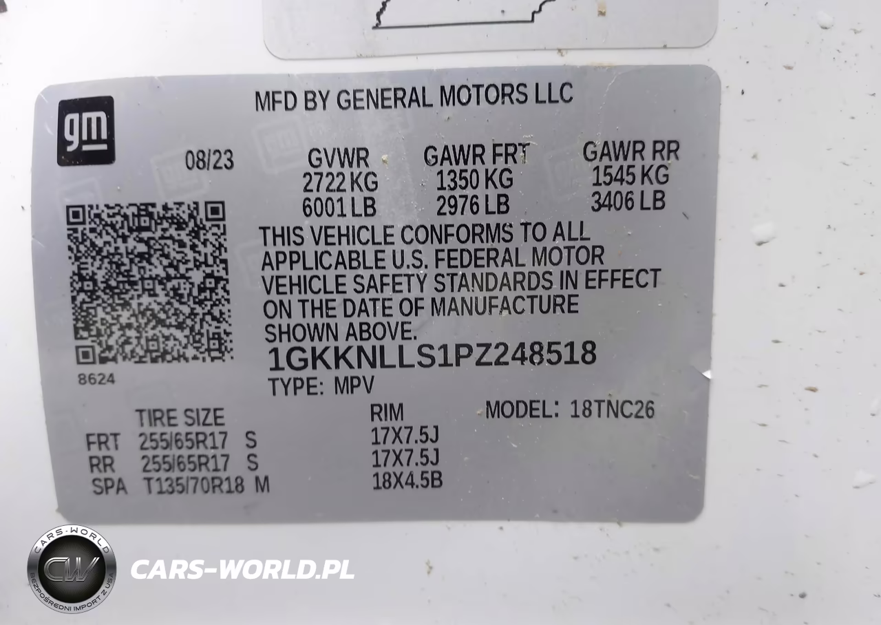 2023 GMC Acadia Awd At4 VIN:1GKKNLLS1PZ248518 - 9