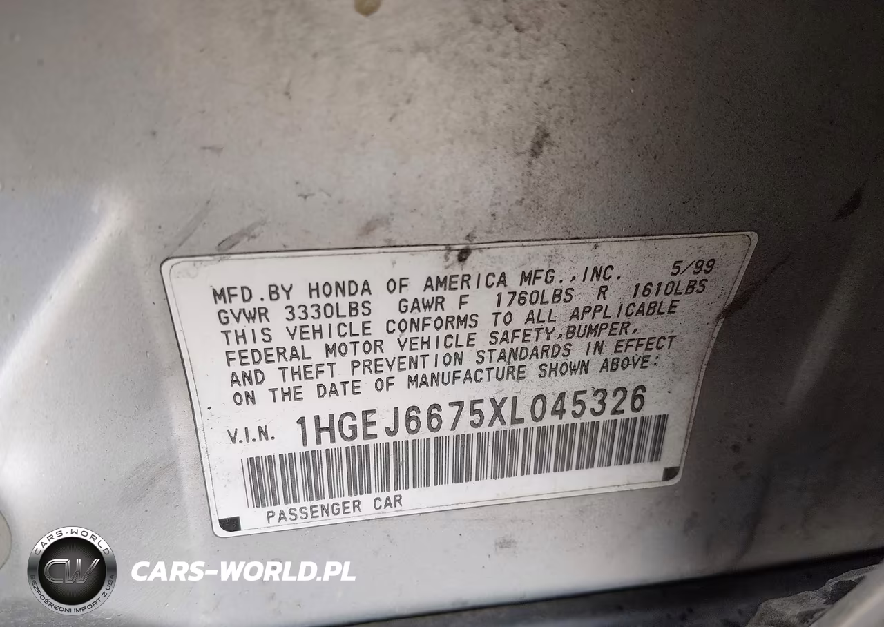 1999 Honda Civic Lx VIN:1HGEJ6675XL045326 - 9