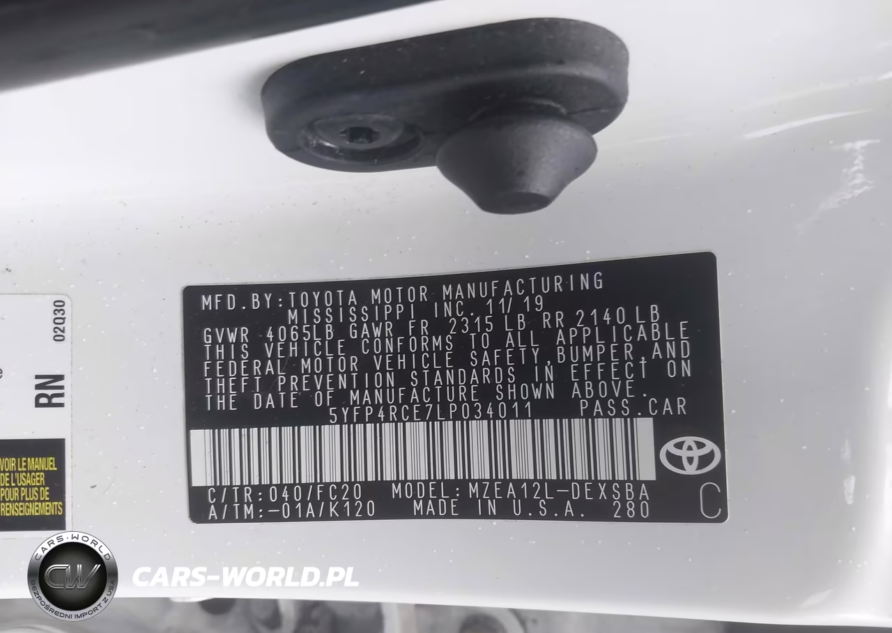 2020 Toyota Corolla Se VIN:5YFP4RCE7LP034011 - 9