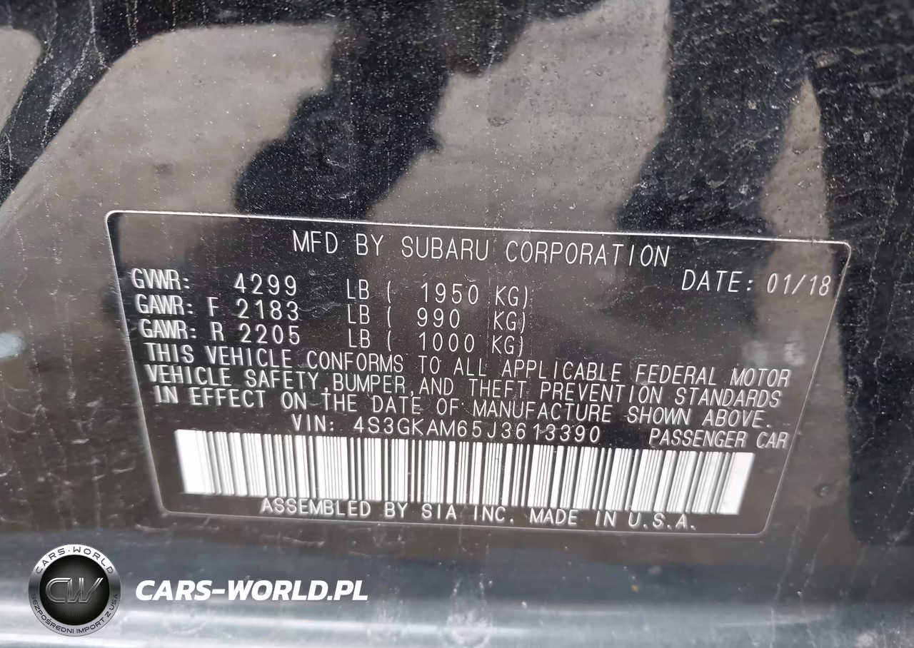 2018 Subaru Impreza 2.0I Sport VIN:4S3GKAM65J3613390 - 9