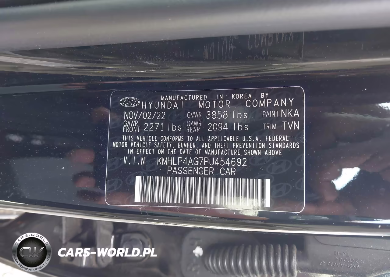 2023 Hyundai Elantra Limited VIN:KMHLP4AG7PU454692 - 9