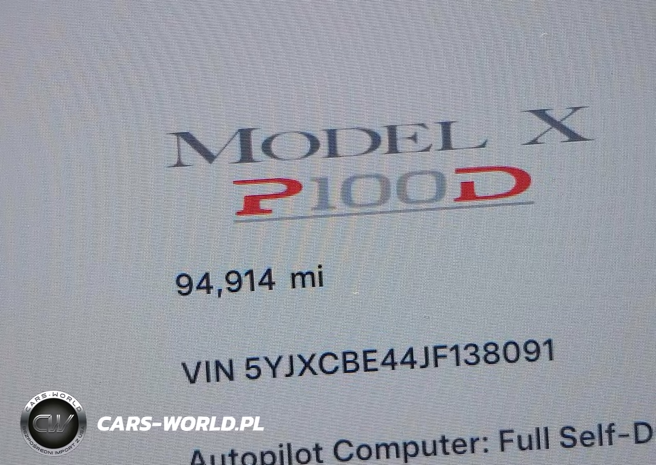 2018 Tesla Model X 100D-75D-P100D VIN:5YJXCBE44JF138091 - 15