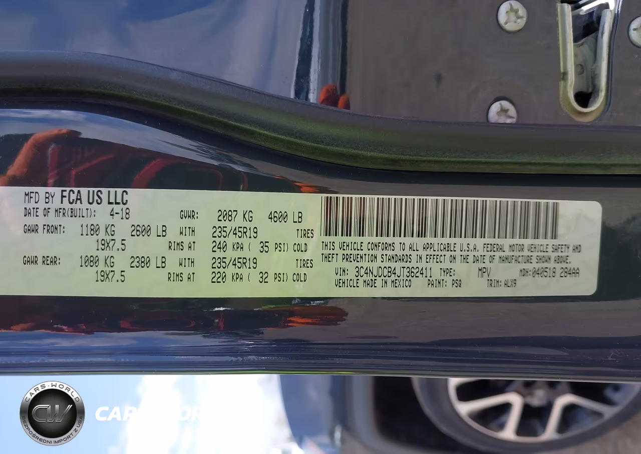 2018 Jeep Compass Limited 4X4 VIN:3C4NJDCB4JT362411 - 9