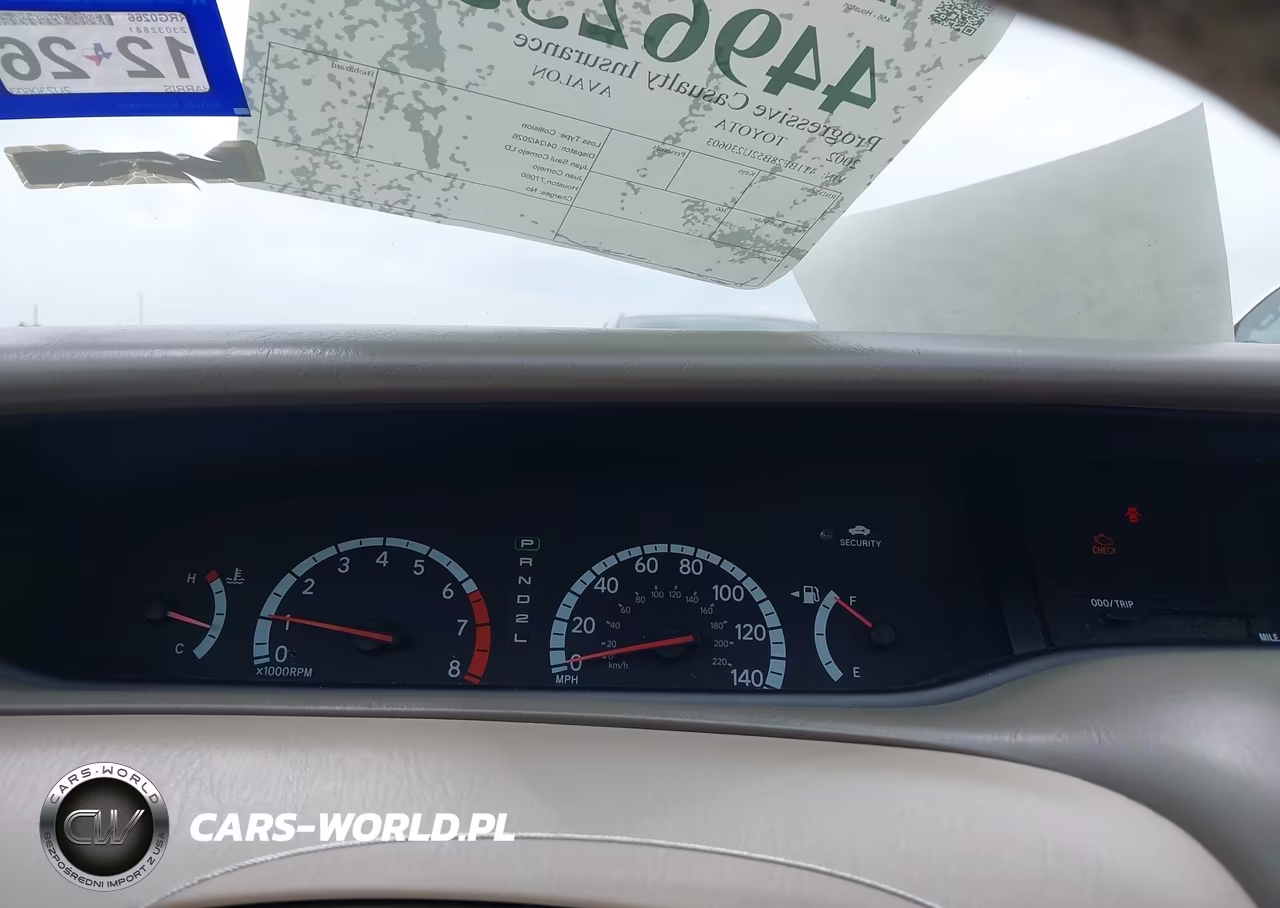 2002 Toyota Avalon Xls VIN:4T1BF28B52U230603 - 7