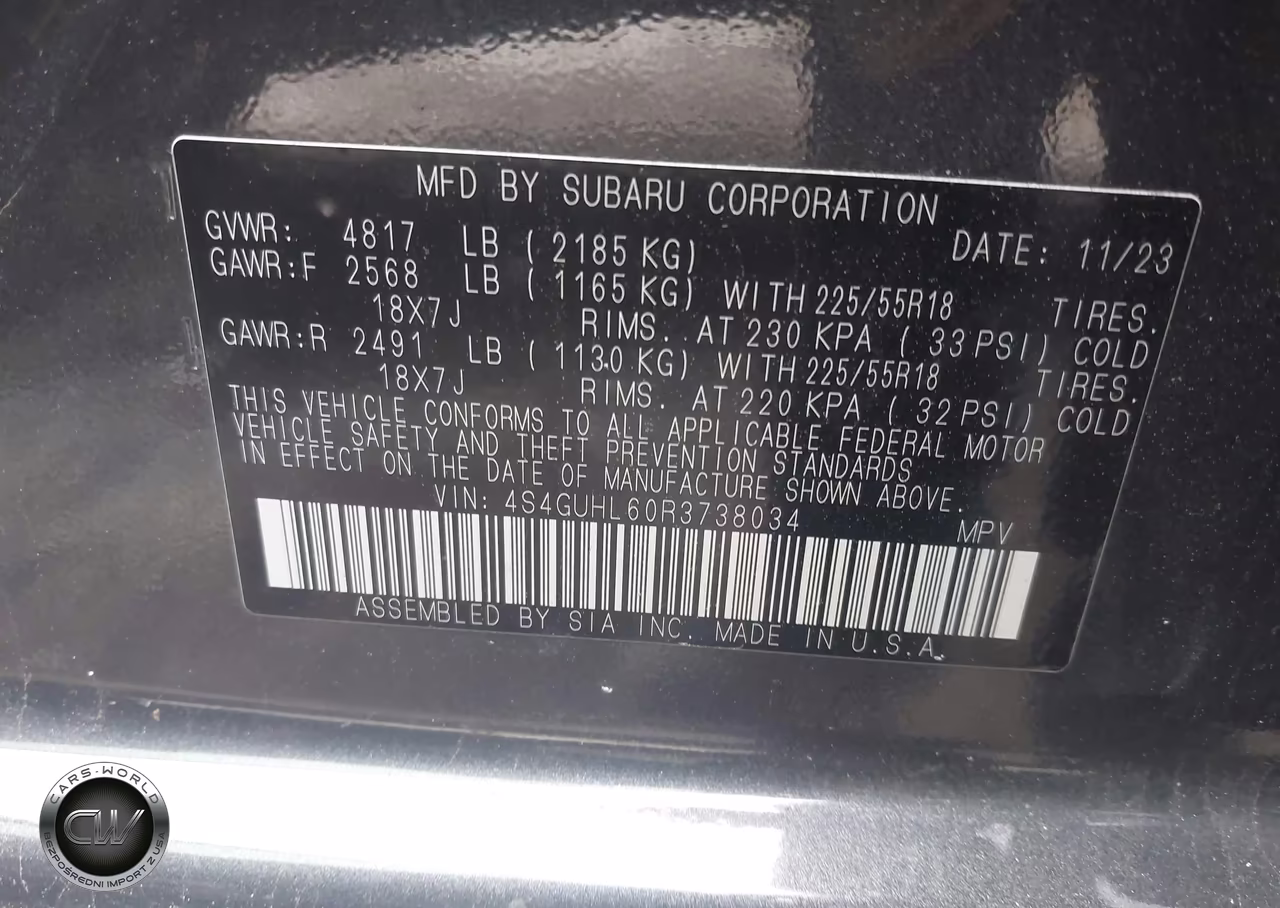 2024 Subaru Crosstrek Limited VIN:4S4GUHL60R3738034 - 9