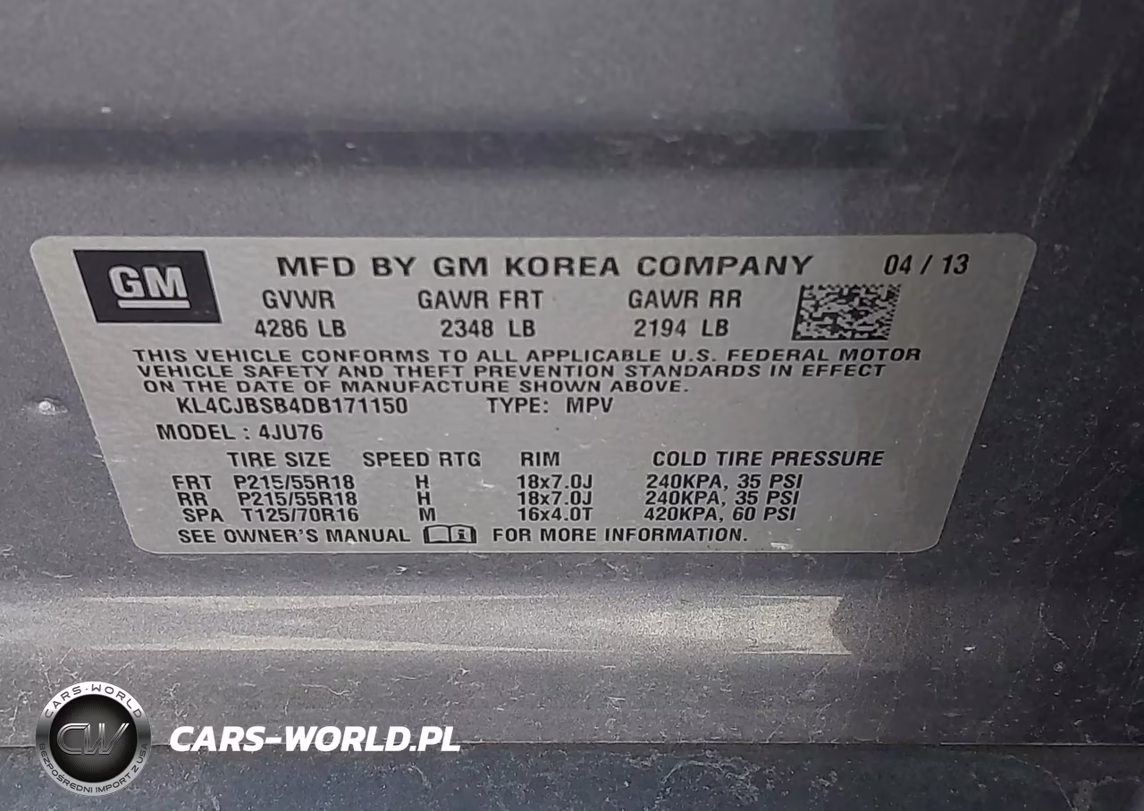 2013 Buick Encore Convenience VIN:KL4CJBSB4DB171150 - 9