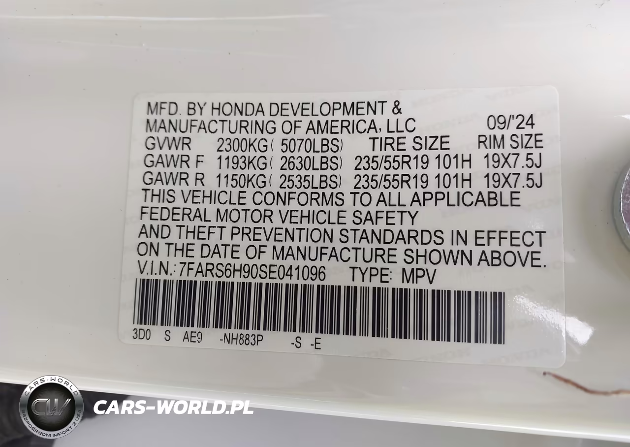 2025 Honda Cr-V Hybrid Sport Touring VIN:7FARS6H90SE041096 - 9