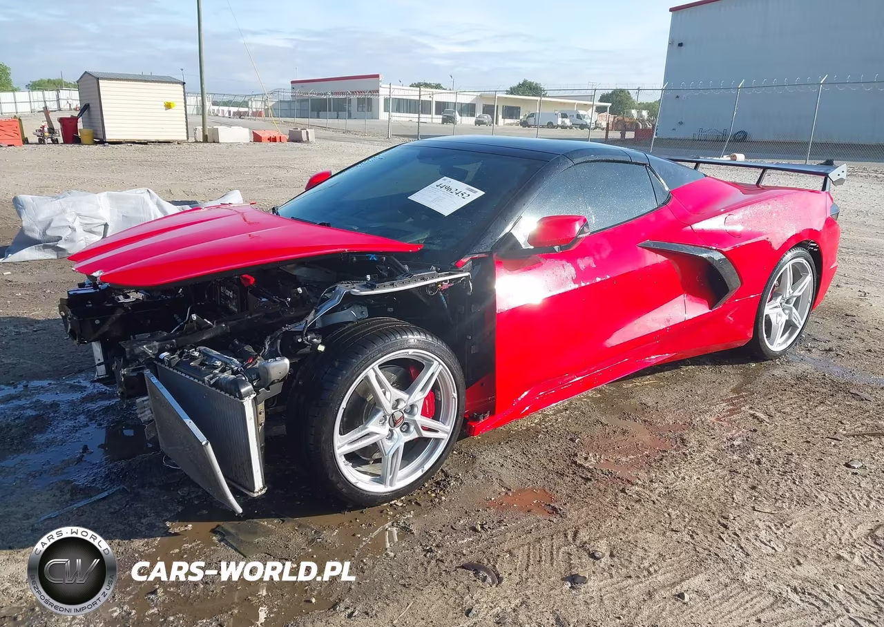 2021 Chevrolet Corvette Stingray Rwd 2Lt VIN:1G1YB3D47M5109469 - 2