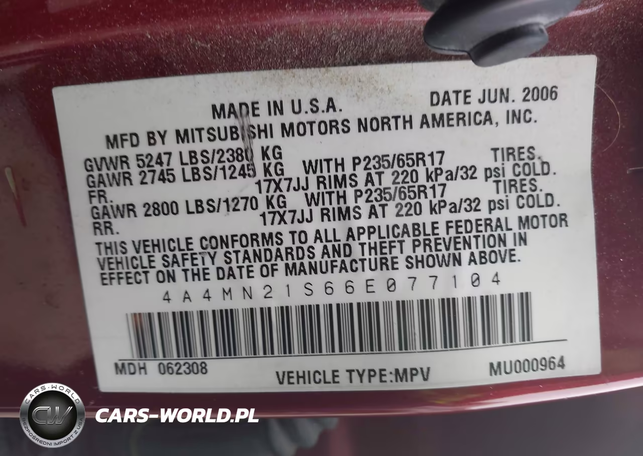 2006 Mitsubishi Endeavor Ls VIN:4A4MN21S66E077104 - 9