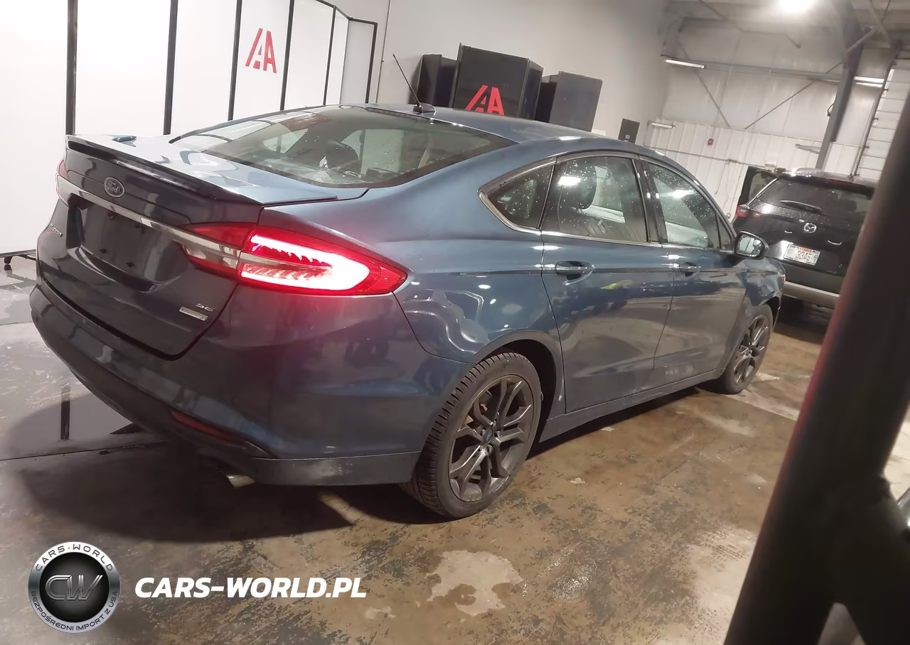 2018 Ford Fusion Se VIN:3FA6P0HD1JR201474 - 4
