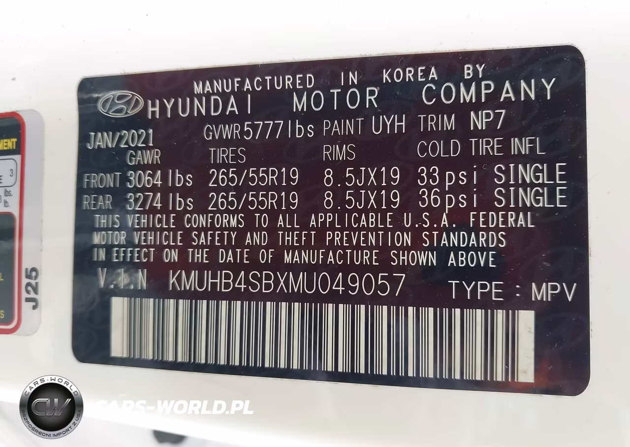 2021 Genesis Gv80 2.5T Rwd VIN:KMUHB4SBXMU049057 - 9