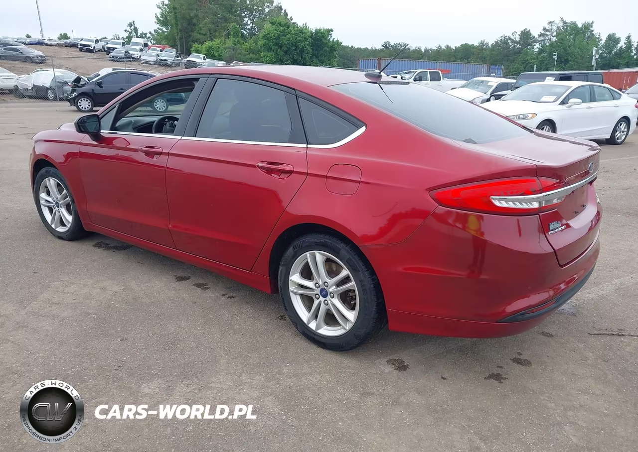 2018 Ford Fusion Se VIN:3FA6P0HD6JR256146 - 3