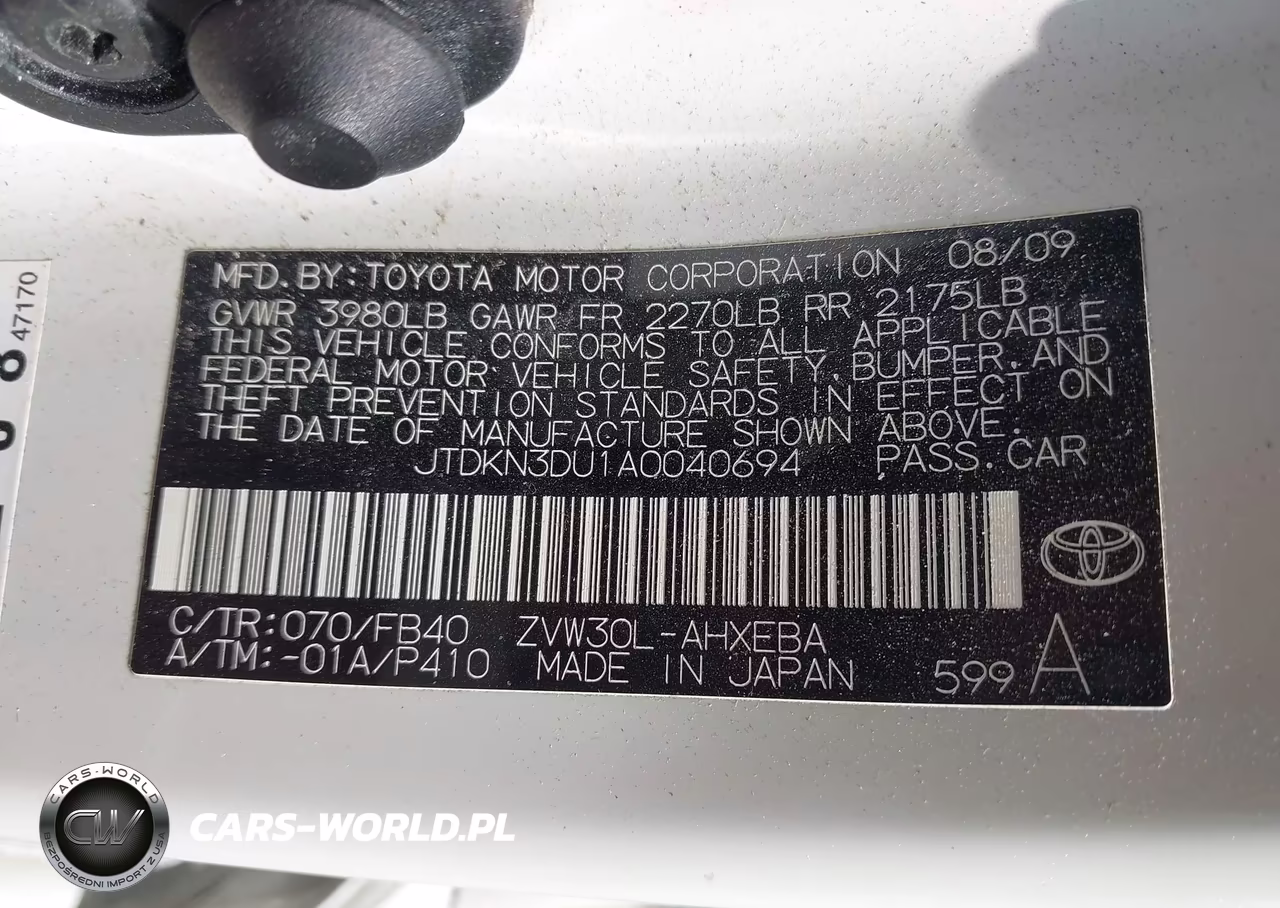 2010 Toyota Prius Ii VIN:JTDKN3DU1A0040694 - 9