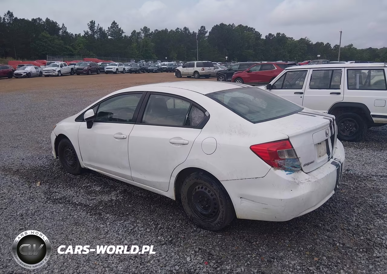 2012 Honda Civic Lx VIN:2HGFB2F50CH314896 - 3
