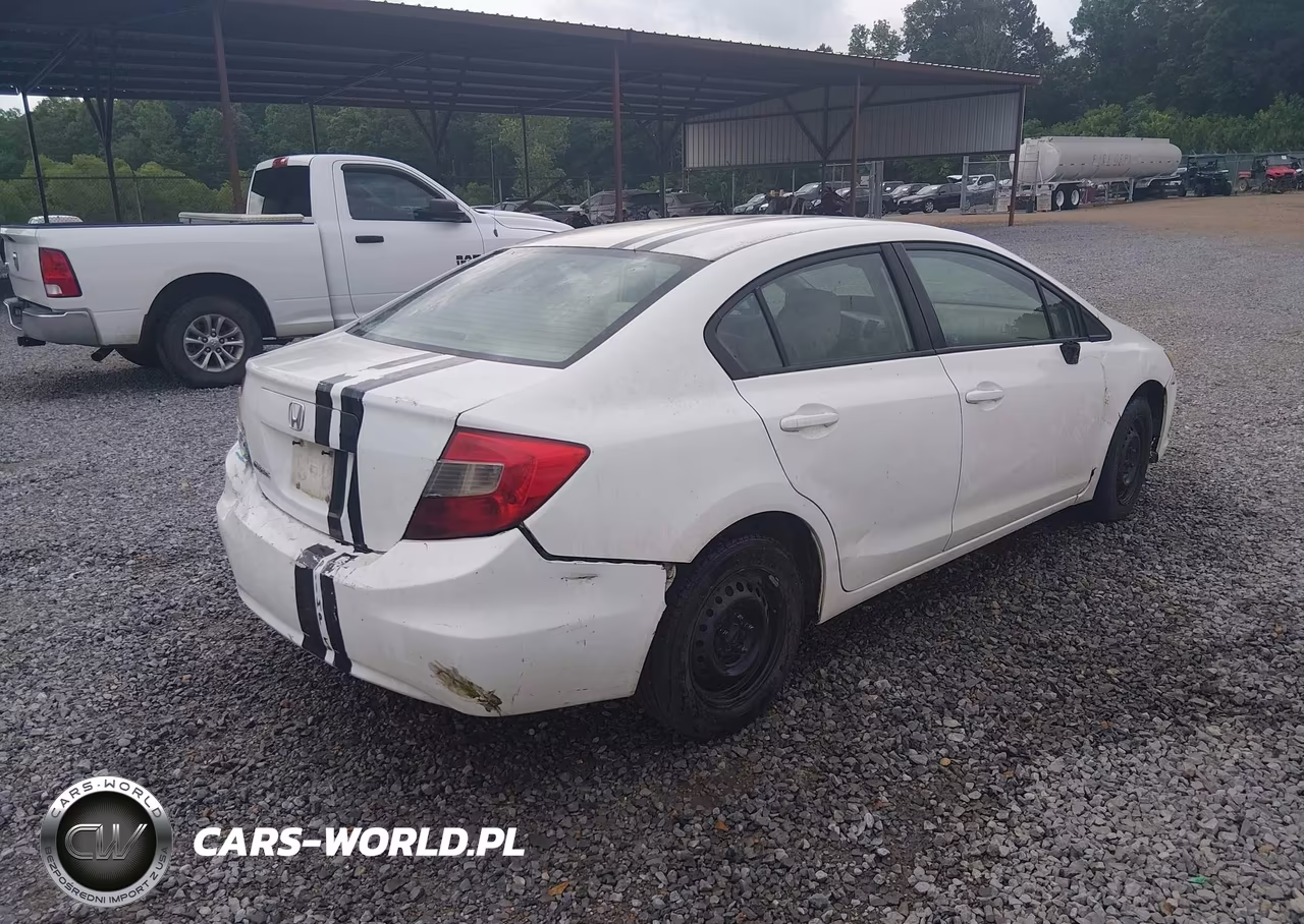 2012 Honda Civic Lx VIN:2HGFB2F50CH314896 - 4