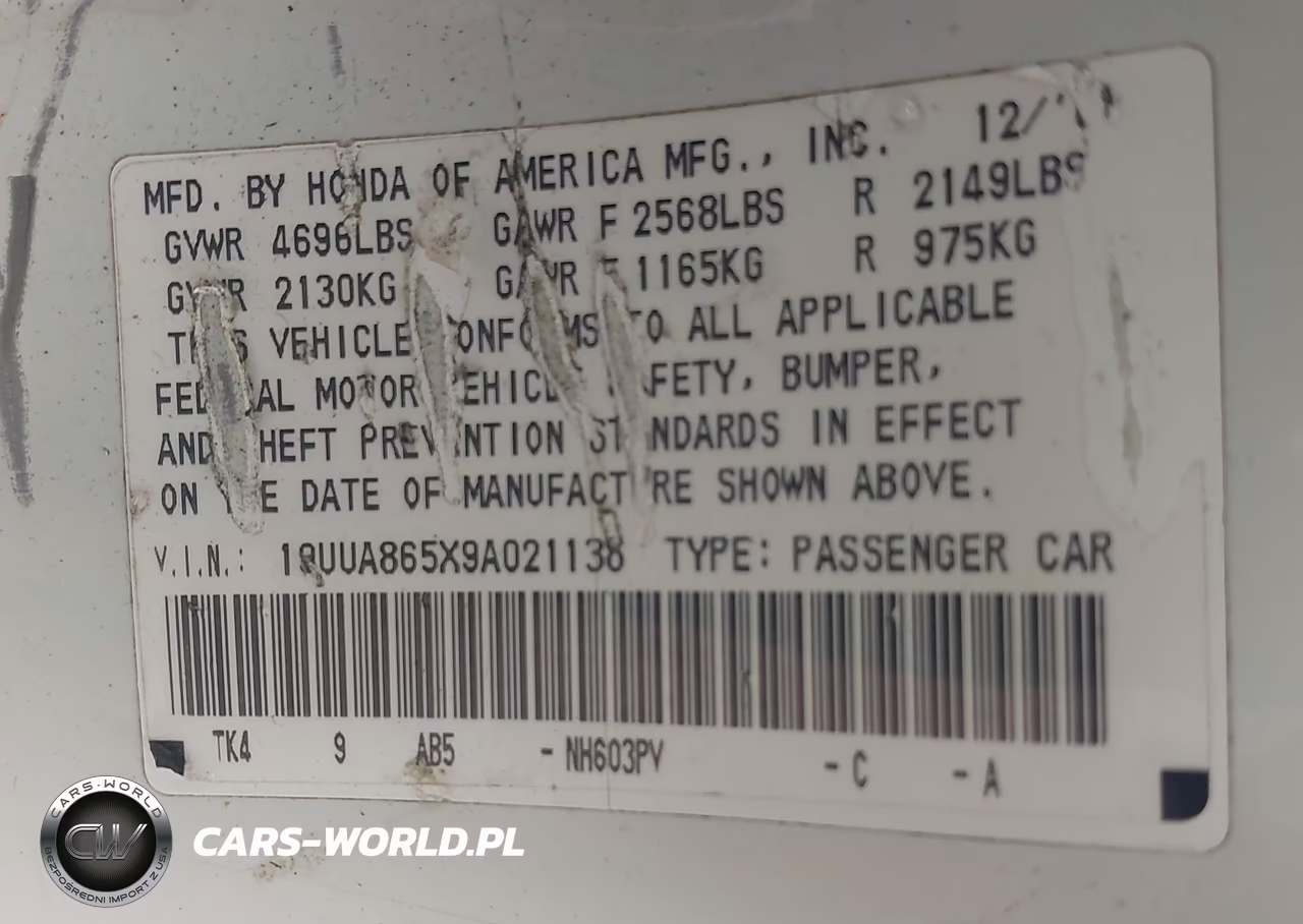 2009 Acura Tl 3.5 VIN:19UUA865X9A021138 - 9