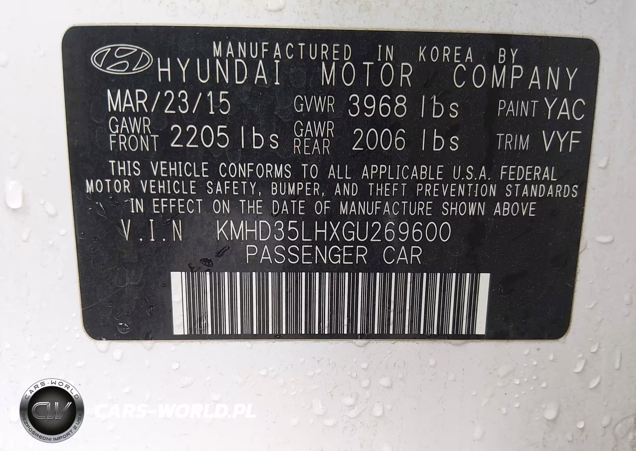 2016 Hyundai Elantra Gt VIN:KMHD35LHXGU269600 - 9