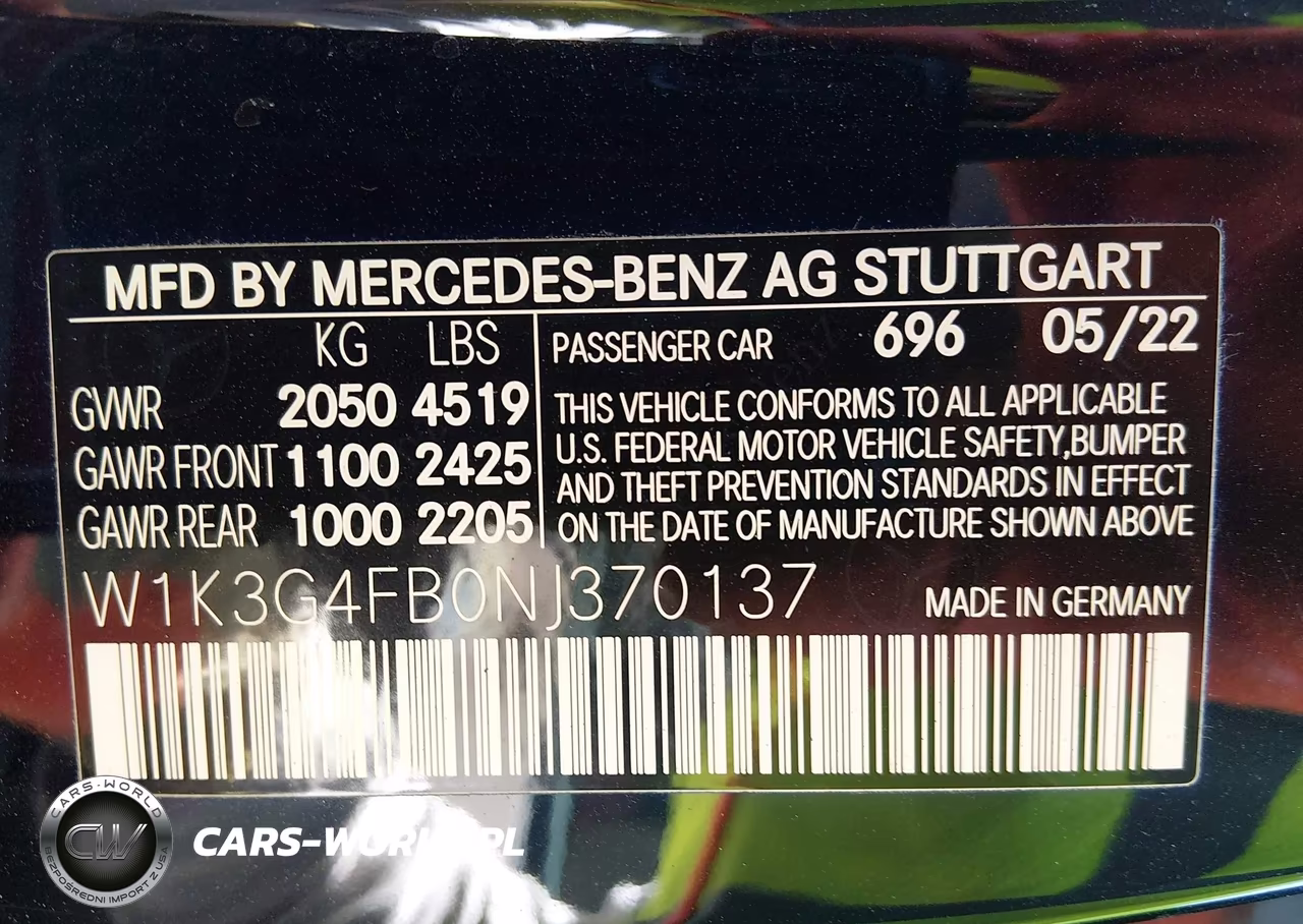 2022 Mercedes-Benz A 220 4Matic VIN:W1K3G4FB0NJ370137 - 9